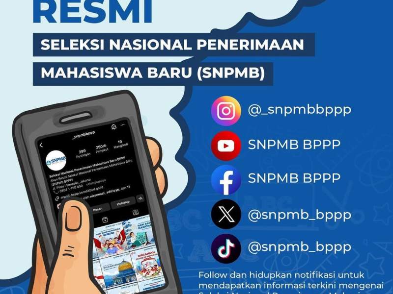 ‼️MEDIA SOSIAL RESMI MILIK SNPMB BPPP‼️  